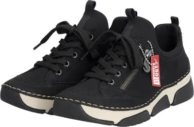 Image de Rieker Femme Chaussure basse Chaussures 45973-00 Noir, Taille:40 EU