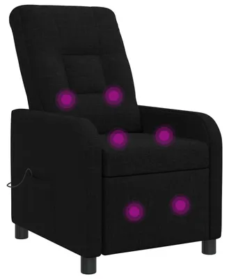Immagine prodotto di Poltrona massaggiante relax, colore nero, rivestita in tessuto