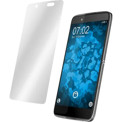 Produktbild von 2er-Pack PhoneNatic Displayschutzfolien klar  kompatibel mit Alcatel Idol 4