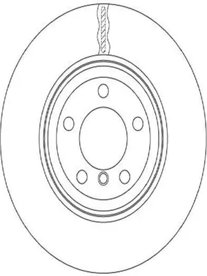 Produktbild von Bremsscheibe TRW DF6471