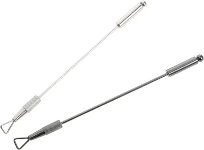 Produktbild von 2-teiliges Nagelhautschieber- und Gelentferner-Set aus Metall – Nagelreinigungswerkzeug für Nagelkunst