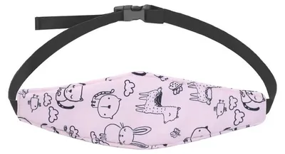Obrázek produktu pro Opěrka hlavy, nastavitelný design, bezpečná pro cestování, růžová