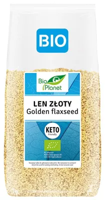 LEN ZŁOTY (SIEMIĘ LNIANE) BIO 400 g - BIO PLANET