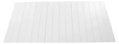 Produktbild von Badewannenablage aus Edelstahl - Ausziehbarer Badewannenaufsatz - Faltbar - 170 x 75 cm - Wasserdicht - Tragkraft 5 kg - Weiß