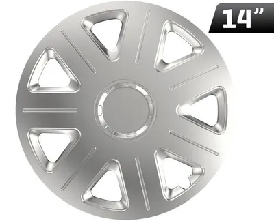 Obrázok produktu pre Kryty kolies Master strieborné 14", 4 ks.
