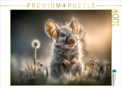 Produktbild von CALVENDO Puzzle Eine Maus | 1000 Teile Lege-Größe 64x48cm Foto-Puzzle für glückliche Stunden