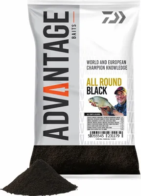 Produktbild von DAIWA ADVANTAGE, Grundfutter Mix, all-round black mix, 13300-006