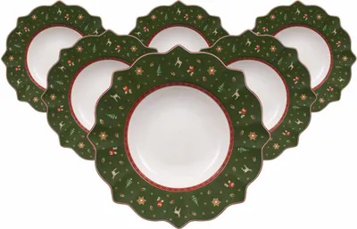 Obrázek produktu pro Villeroy & Boch Toy's Delight polévkový talíř ø 26 cm zelený sada 6 ks