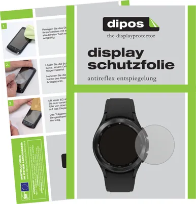 Obrázek produktu pro 2x ochranná fólie displeje pro Samsung Galaxy Watch 4 (40 mm) matná dipos ochranná fólie displeje