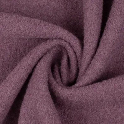 Produktbild von Walkloden NAOMI Violett Uni, 385 g/m², ca. 0,5 m lang, ca. 1,40 m breit, Stoffe Meterware, 100 % Schurwolle