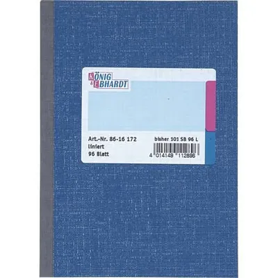 Produktbild von KÖNIG & EBHARDT Kladde DIN A6 96 Blatt liniert