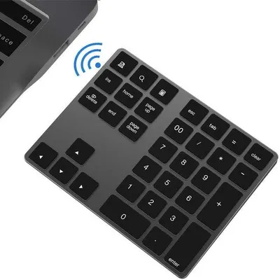 Obrázok produktu pre Ultratenká prenosná numerická klávesnica s Bluetooth pre notebooky a počítače