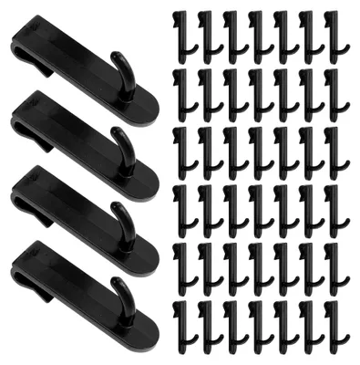 Produktbild von 50 Stück Wandhaken aus Metall und Kunststoff zur Platzoptimierung