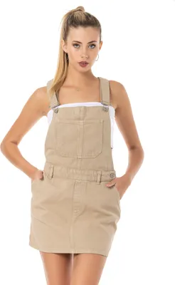 Produktbild von Red Bridge Damen Salopette Röcke Latzrock Beige L