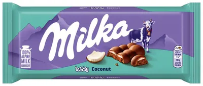 Image de Milka Bubbly Noix de coco 97 g