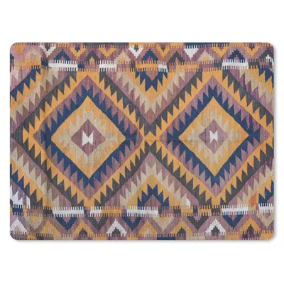 Produktbild von MuchoWow® Mauspad Mousepad Perserteppich - Muster - Orange 40x30 cm - Mousepads - Maus Mat - Pad - Mausunterlage - Anti Rutsch