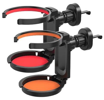 Image de Lot de 2 porte-gobelets pliables pour voiture