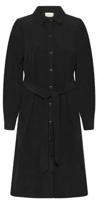 Obrázok produktu pre Dámske šaty značky Cream, model "Shirt Dress", s corduroyovou textúrou, dlhými rukávmi, dĺžka po kolená, regular strih