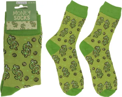 Produktbild von Dollarzeichen Geld Socken in 42-46