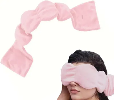Obrázok produktu pre Očná maska s výplňou z perál, vyrobená z bavlny, 1 kus, určená na relaxáciu