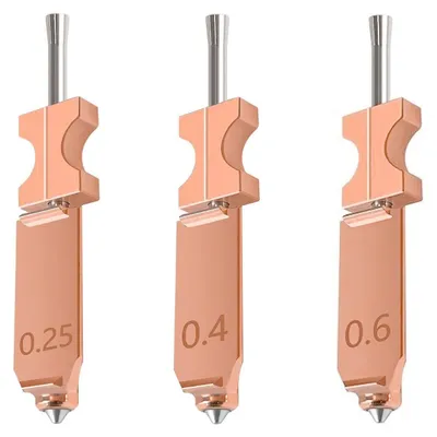 3er Nozzle Hotend Kit für AD5X, 0,25/0,4/0,6 mm