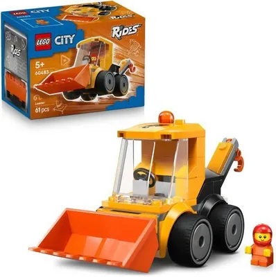Produktbild von LEGO City Bau-Lader, Kreatives Bauset für Kinder ab 5 Jahren, Inklusive Junior Minifigur