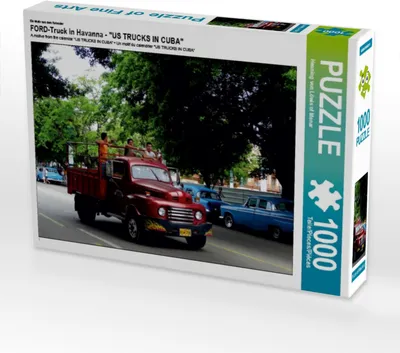 Produktbild von Calvendo FORD-Truck in Havanna - Ein Motiv aus dem Kalender "US TRUCKS IN CUBA" 1000 Teile Puzzle quer 640x480mm, von Löwis of Menar Henning; 7384189