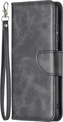 Zdjęcie produktu dla Pokrowiec König Design kompatybilny z Nokia G21 / G11 - skórzany pokrowiec na telefon komórkowy - czarny