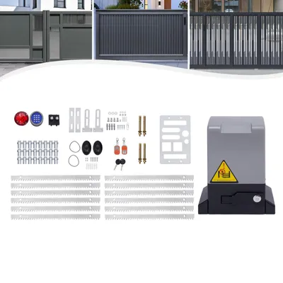 Zdjęcie produktu dla 370 W otwieracz do bram przesuwnych napęd do bram garażowych elektryczny otwieracz do bram przesuwnych brama przesuwna brama twarda 800 kg
