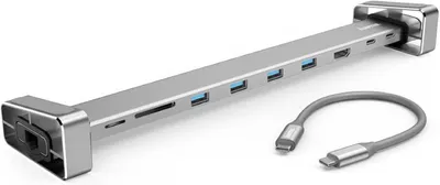 Produktbild von Hama 00135765, Kabelgebunden, USB 3.2 Gen 1 (3.1 Gen 1) Type-C, 10,100,1000 Mbit/s, Aluminium, MicroSD (TransFlash), MicroSDHC, MicroSDXC, SD, SDHC, SDXC, USB