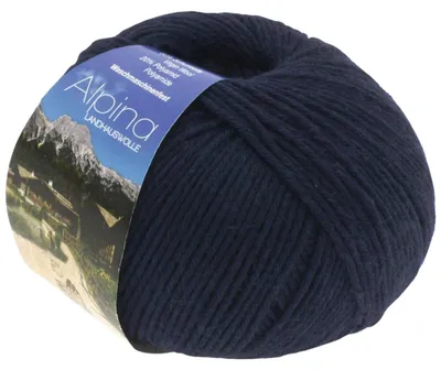 Produktbild von Lana Grossa - Alpina Landhauswolle 0008 nachtblau