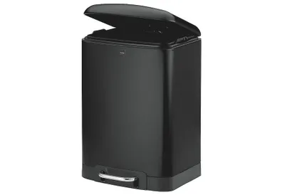 Produktbild von KELA Treteimer Davino silent close 12l 27x23,5cm H:40cm Edelstahl schwarz