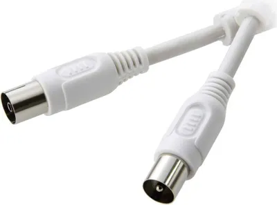Produktbild von SpeaKa Professional Antennen Anschlusskabel [1x Antennenstecker 75 Ω - 1x Antennenbuchse 75 Ω] 7.50 m 90 dB mit Ferritk