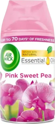 Image de Air Wick - Recharge désodorisant - Huiles essentielles - Pink Sweet Pea - Vaporisateur automatique - 250 ml - 1 pièce