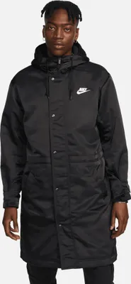 Produktbild von Nike M Nk Club Stadium Parka Black/White S