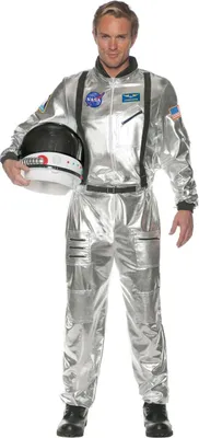 Produktbild von NASA Astronaut silber - Fasching Karnevalskostüm Größe: XXL