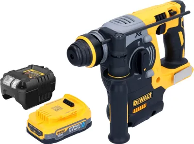 Image de DeWalt DCH 273 E1 Marteau combiné sans fil 18 V 2,1 J SDS Plus Brushless + 1x batterie Powerstack 1,7 Ah + chargeur