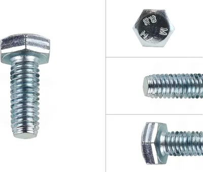 Produktbild von Sechskantschrauben verzinkt M6 x 16 mm - 200 Stück