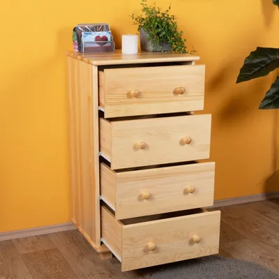 Produktbild von Kommode Massivholz 034 - 100 x 55 x 47 cm (H x B x T)