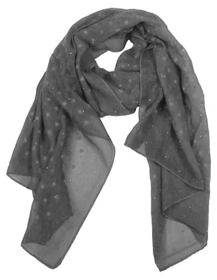 Produktbild von Glamexx24 Damen Schlauchschal Metallic mit Sternmuster, XXL, 180 70 cm