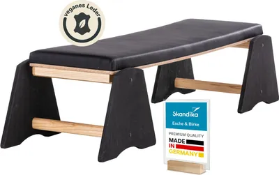 Produktbild von Skandika Vira Hantelbank für Heimtraining, 148x42 cm, bis 120 kg Benutzergewicht