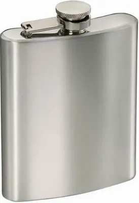Produktbild von XXL Flachmann 0,5 Liter Edelstahl Taschenflachmann Taschenflasche Trinkflasche