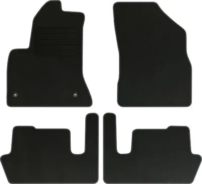 Image de Tapis de voiture en velours pour CITROEN C4 PICASSO I 2006 - 2012 ECO