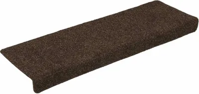 Obrázek produktu pro vidaXL Samolepicí rohože 15 ks 65x21x4 cm Hnědá Obdélníkový okraj