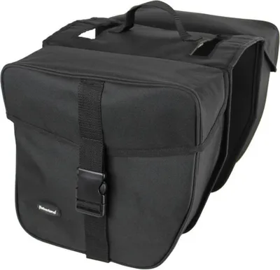 Produktbild von Haberland Gepäckträgertasche Doppeltasche 25L E-Bike 20cm Brücke schwarz