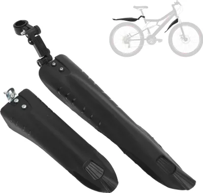 Produktbild von Fahrrad Schutzbleche Set Fahrrad Radfahren Reifen Vorne und Hinten Mud Guards Radfahren Bike Fender Mudguard für 26" Rennrad Mountain Bike Schwarz