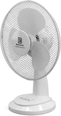 Produktbild von Tischventilator 30 cm mit EnergySilence 3 Geschwindigkeitsmodi 90° Oszillation 40° Neigung hochwertiges Metallgehäuse kompakter Ventilator für Büro