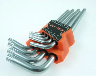 Image de Jeu de 9 clés Torx en chrome-vanadium