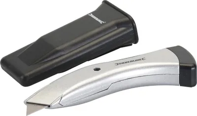 Produktbild von Silverline Ergonomisches Teppichmesser mit Klingenrückzug 180 mm