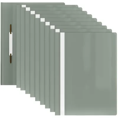 Productafbeelding van ACROPAQ - 10 ringmappen A4 - Met transparante voorflap, ringmap A4 voor